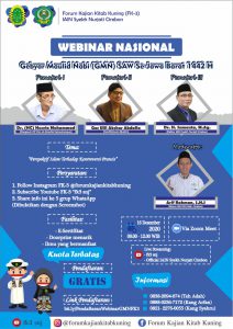 Webinar Nasional " Gebyar Maulid Nabi SAW Se- Jawa Barat 1442 H